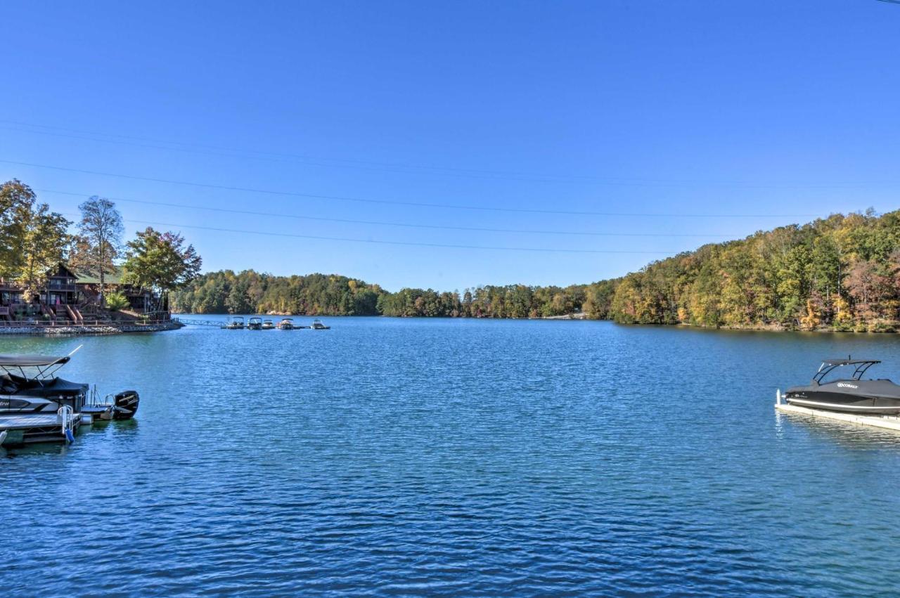 Lake Keowee Escape With Dock, Deck And Lake Access! Six Mile Экстерьер фото