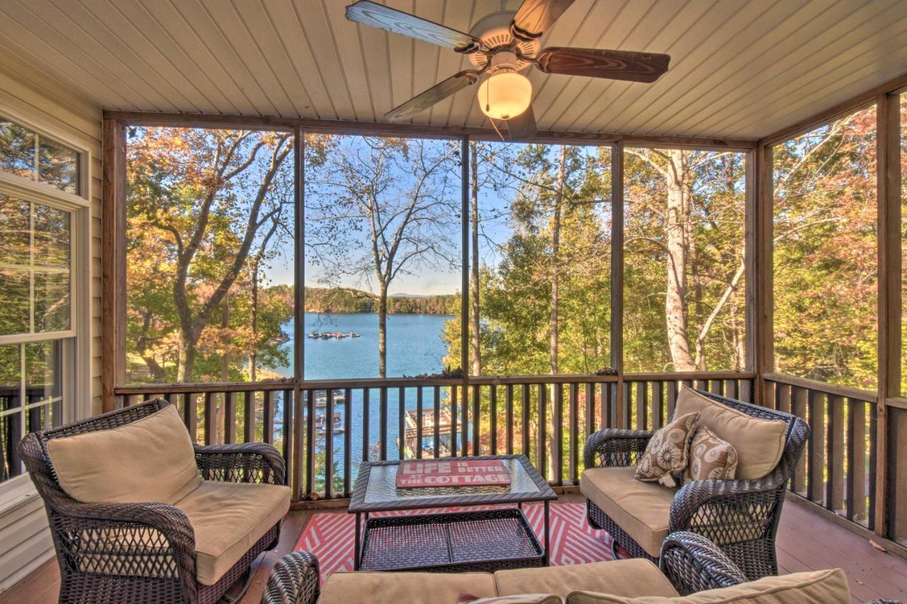 Lake Keowee Escape With Dock, Deck And Lake Access! Six Mile Экстерьер фото