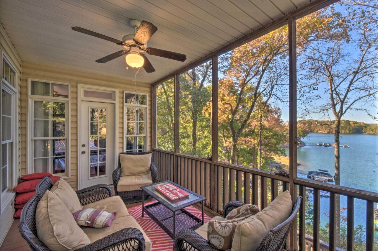 Lake Keowee Escape With Dock, Deck And Lake Access! Six Mile Экстерьер фото