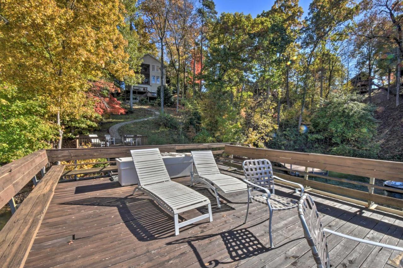 Lake Keowee Escape With Dock, Deck And Lake Access! Six Mile Экстерьер фото